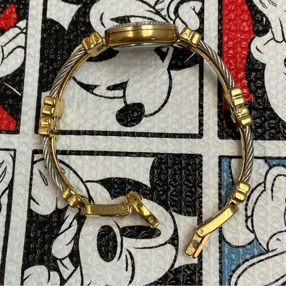 Vintage Disney Time Works Diamond Accented Bezel Mickey Mouse Icon Watch main image 15